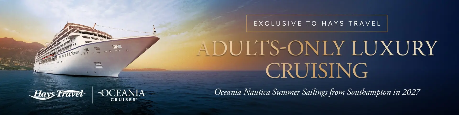 Exclusive Oceania Cruises Charters from Southampton