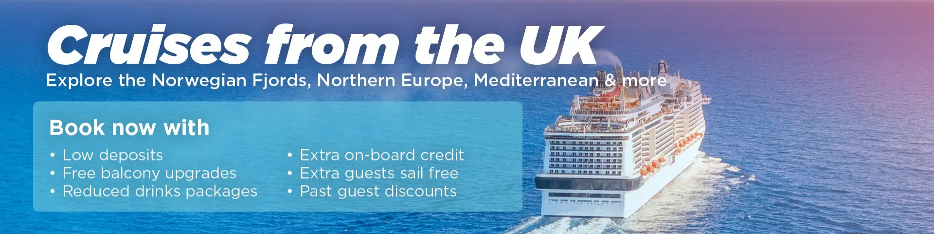 Sailing from the UK cruise deals