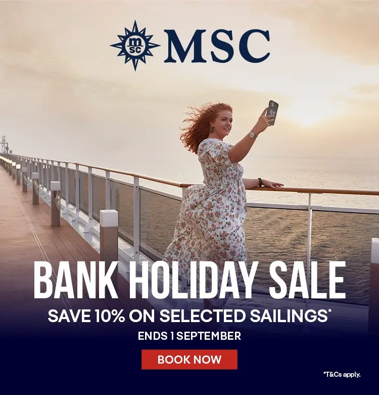 MSC Bank holiday sale