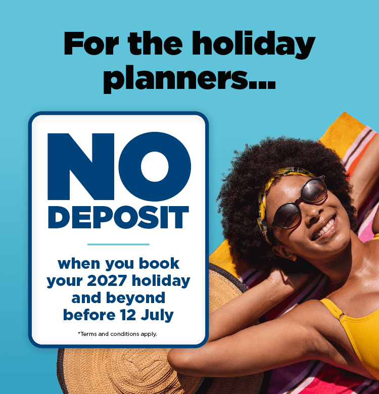 No Deposit Cruises 1-12 July 2026