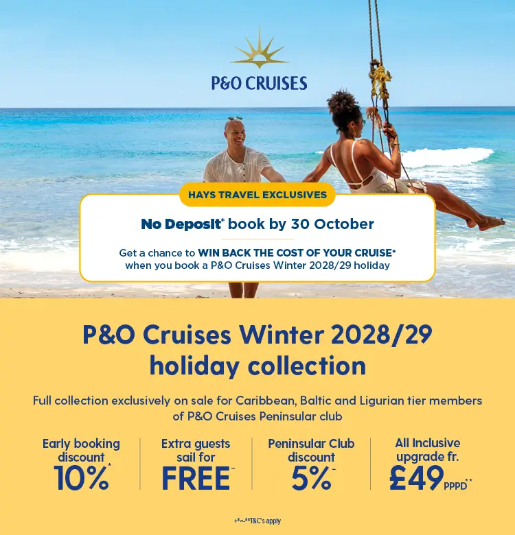 P&O Cruises Winter 2028/29