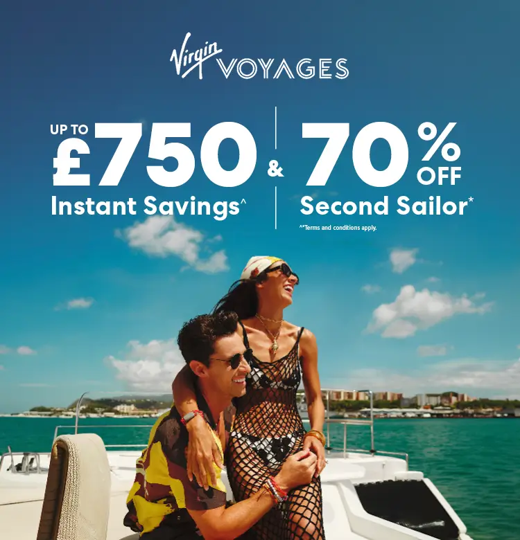 Virgin Voyages Instant Savings and Second Sailor Discount