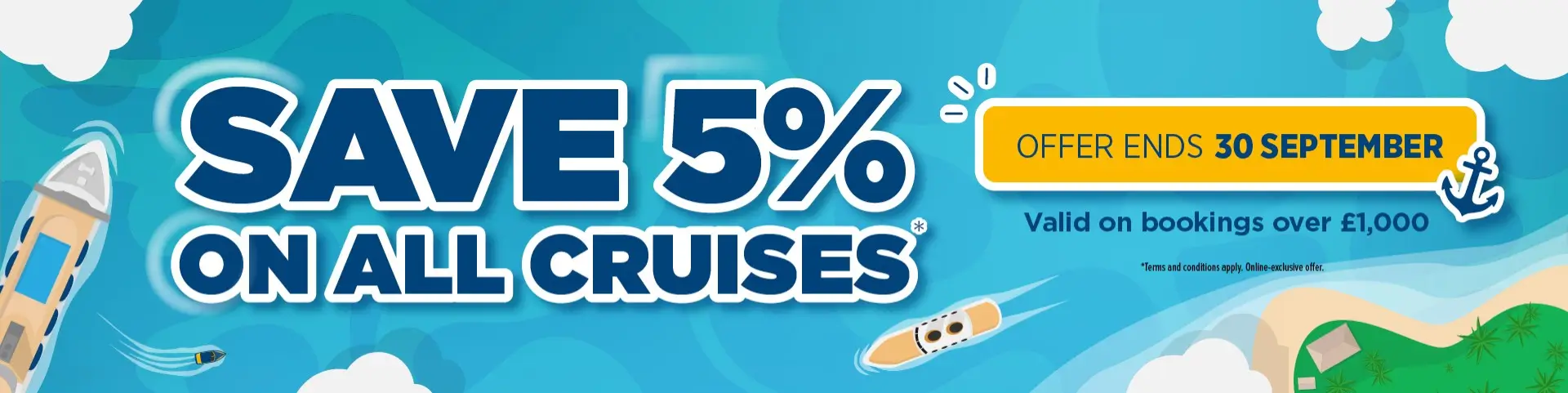 5% Online discount