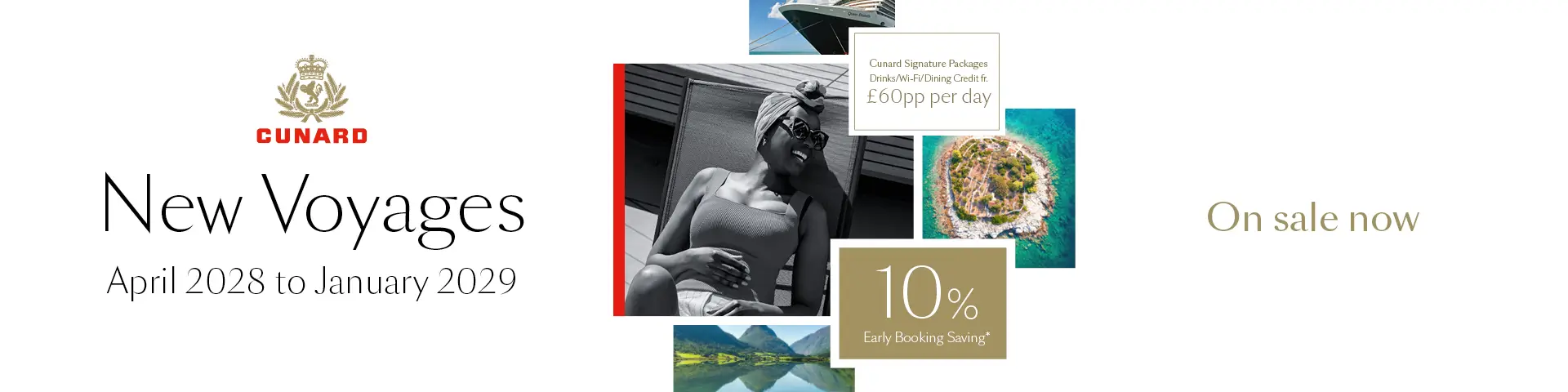 Cunard 2028 Voyage Collection