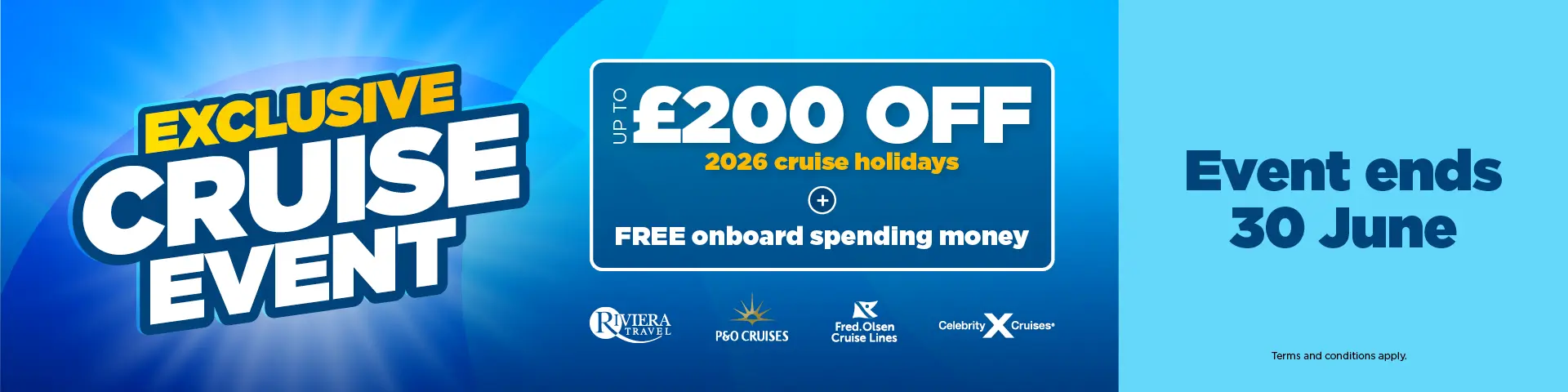 Hays Travel 2026 Exclusive Cruise Event