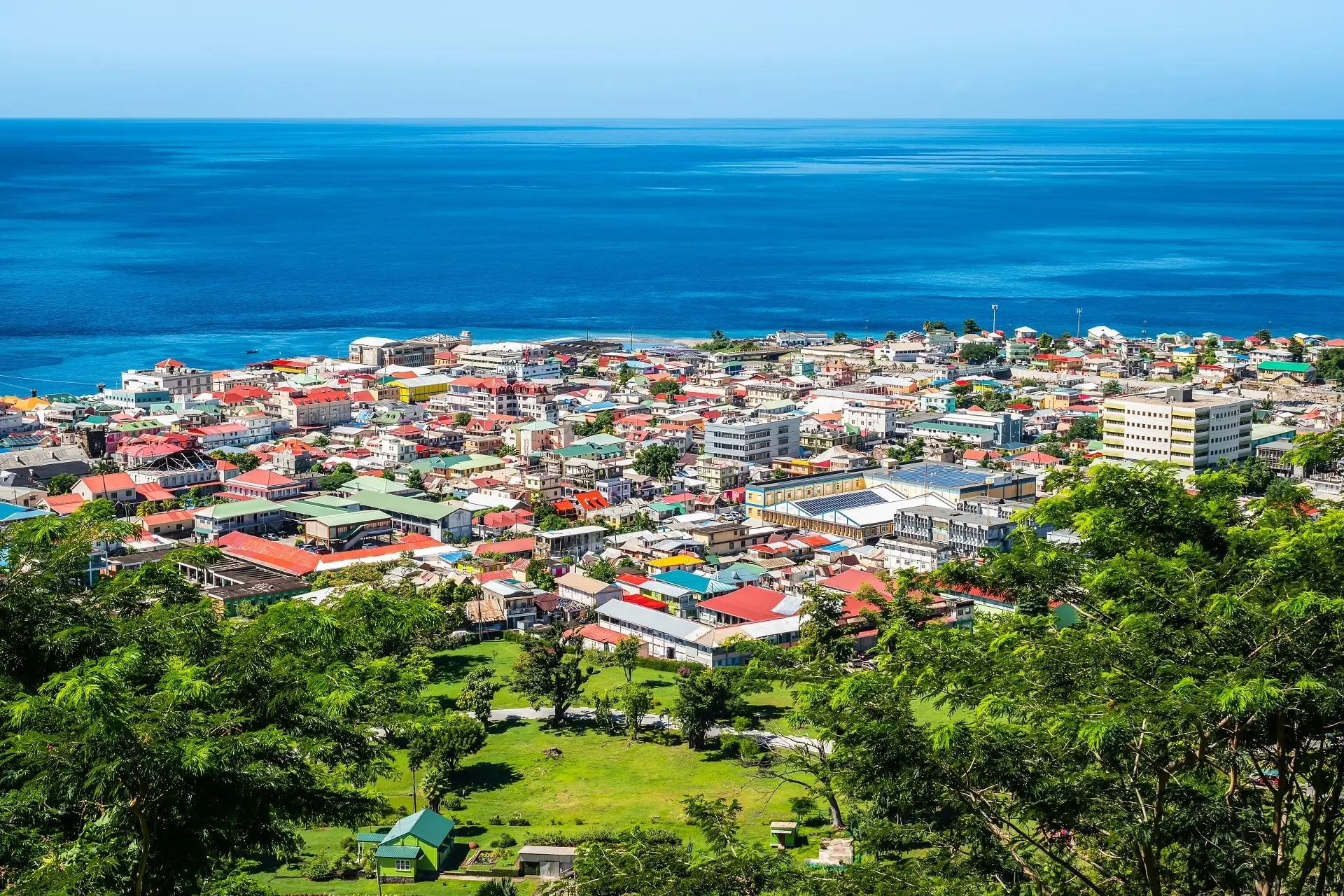 Roseau-Aerial-Dominica - 56956
