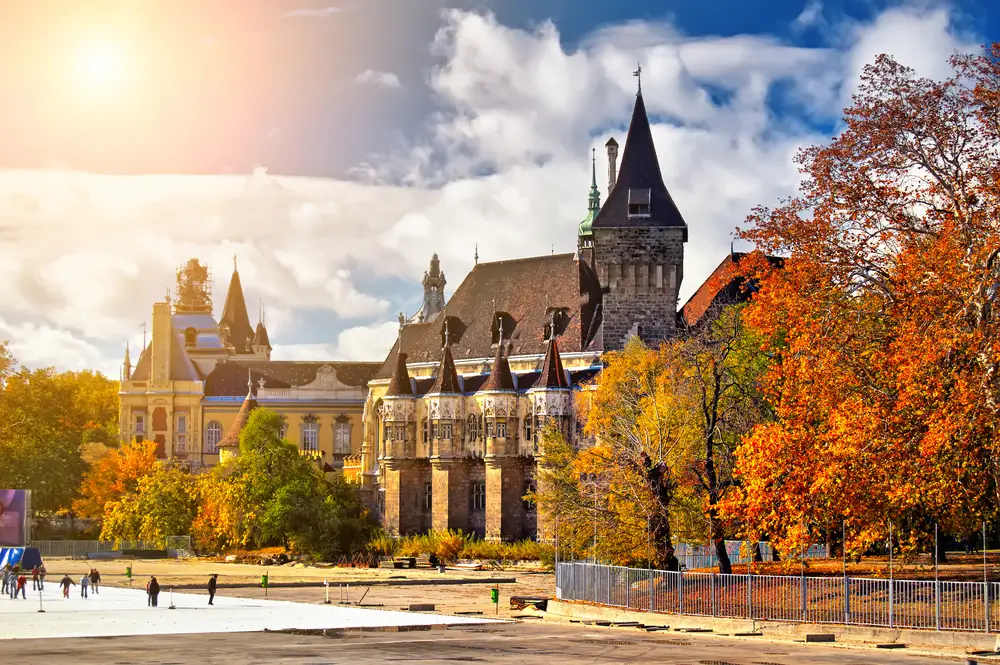 Budapest, Hungary sun