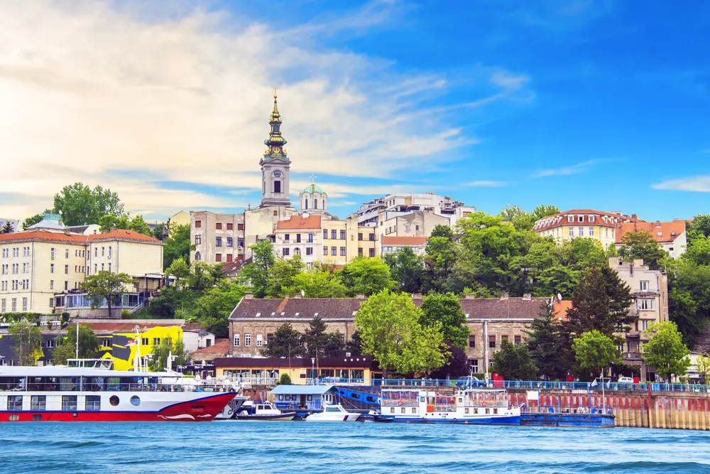 14Belgrade River and boats